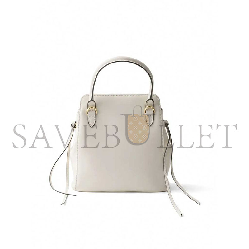 PRADA CARRY MINI LEATHER HANDBAG 1BA496 (21*19*7cm)